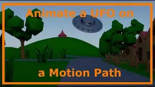 UFO Motion Path Animation Tutorial in Maya