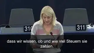 Steuertransparenz für Großkonzerne #EPlenary