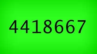 Numbers 1 to 100000000
