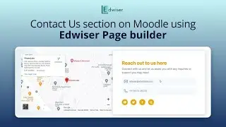 How to Create Moodle Contact Us Section Using Edwiser Page Builder?