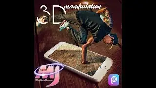 How to Edit Picture using Android App.. (PicsArt 3D Manipulation Effect)