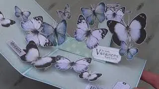 carte pop up pour dire " bonnes vacances ! "
