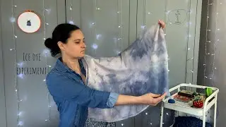 Ice dye experiment | Textile Theory | Sew Rogue
