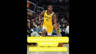 Undrafted Quincy Olivari CAN SHOOT 👀👀👀
