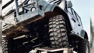 УАЗ НА МОСТАХ ОТ TOYOTA LAND CRUISER 80 (технические испытания после установки)