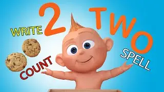 Learn To Count Write And Spell Number Words with Jack Jack Nursery Lesson For Kids