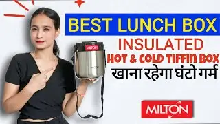 Best Lunch Box for Office & School 2025! MILTON Steel Classic Insulated Hot & Cold TiffinBox Review👌