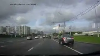 Опасная езда на solarisе