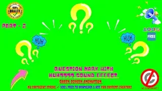 Question Mark Huh???? 🤔 Animation With Sound Effect🔊No Copyright Strike✔️100% Free to Use👍