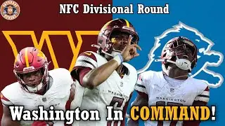 Daniels Superb...Goff Terrible. Commanders in NFC Championship game!