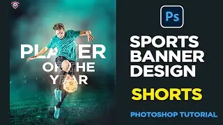 Sports Banner Design in Photoshop Social Media Post Design 
