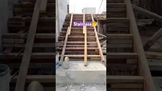 Staircase Centering //Staircase Steel details //Staircase Riser Shuttering Work🔨🤔 #staircase #site