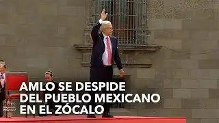 “Me voy a jubilar con la conciencia tranquila”: AMLO se despide del pueblo en el Zócalo