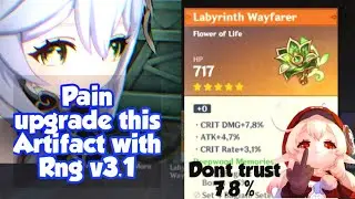 [Sample] Genshin Impact Pain upgrade this Artifact with Rng v3.1