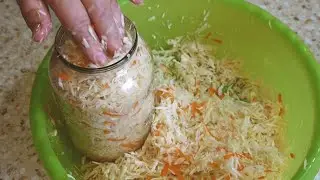 Как Квасить Капусту в Банке / Самый Простой Рецепт