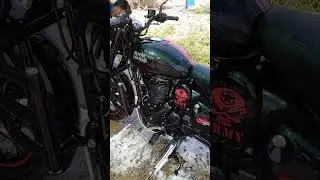 Royal Enfield Classic 350 Reborn Dark Stealth Black #short  #shorts  #bullet  #bulletlover ❤️🔥