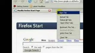 Mozilla Firefox 2 HowTo add Tab windows