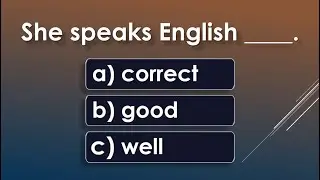 Mixed Grammar Test #4 | English Grammar Test