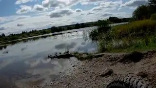 поездочка на косу, на реке Ока