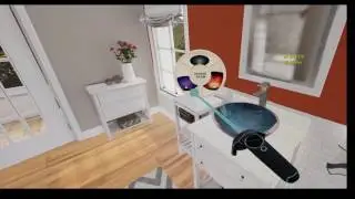 Unreal Engine 4, HTC VIVE Interaction Bathroom