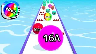 Ball Run 2048 - All Levels Gameplay Android, iOS ( Levels 1830 )