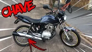 COLOQUEI ESCAPAMENTO DESMIOLADO NA MINHA MOTO!
