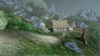 Skyrim Hut - Fly Around - UE5