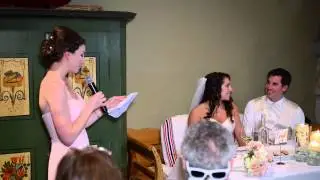 Anna and Josh's Toasts