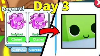 DAY 3 ► Waiting for Huge Meebo in a Spaceship | Pet Simulator X Roblox