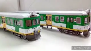 EN57-1808 Koleje Mazowieckie Kartonowy model H0