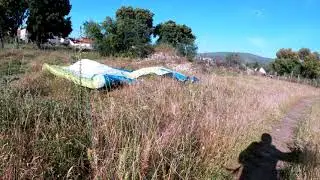 Aterragem em Serpins com o amigo Sérgio