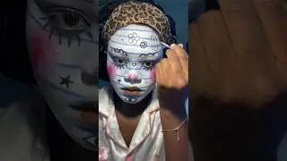 TURNING MYSELF INTO PAPER 📝💙#makeup