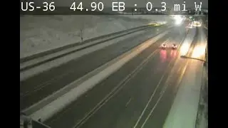 CDOT Snowstorm on the Denver Boulder Turnpike