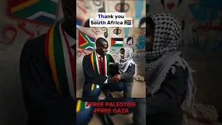 Free Palestine 🇵🇸 | Thank you 🇿🇦 #shorts #southafrica #freepalestine #edit
