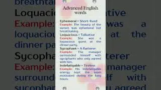 STOP Using Basic English Words and Upgrade Your Vocabulary 