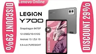 Original Lenovo LEGION Y700 2023 Otca-core Snapdragon8+ ZUI15 WIFI 144Hz Refresh Rate Gaming Tablet