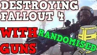 FALLOUT 4 But All Weapons are FULLY RANDOMIZED IS BROKEN - Can You Beat Fallout 4 With A Random Gun?