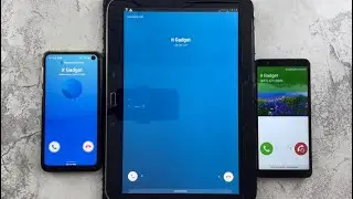 Samsung A01 vs Galaxy Tab3 vs Sams S10 incoming fake calls