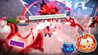 Using The Empyrean Kitsune Mutation in BloxfruitsPvP 😭...
