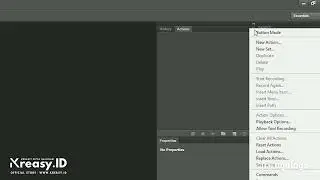 cara instal action raster di photoshop