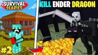 Minecraft Ep 2 | Ender Dragon Ka Muqabla ⚔🔥 Pehli Baar Jeetenge 🏆