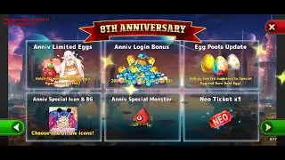 Neo Monsters - 8th anniversary, free legendaries, massive update and tips!