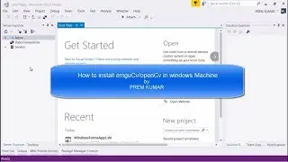 EmguCv / OpenCV Installation Tutorial ( windows ) | EmguCv Camera Application Part 1