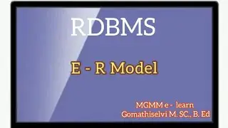 E-R Model in DBMS / Entity Relationship Diagram in DBMS/ Components of E-R Model... Tamil