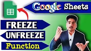 How to use freeze function in google sheets | Freeze function google sheets #gsheets #googlesheets