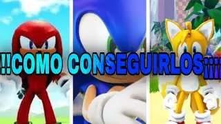 Como conseguir todos los personajes de Sonic Speed Simulator 😱😱😱