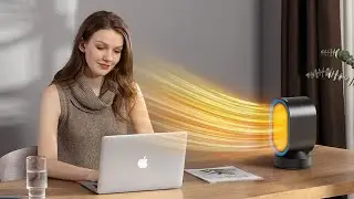 Space Heater Indoor | Portable Heater 45° Oscillating Fast Electric