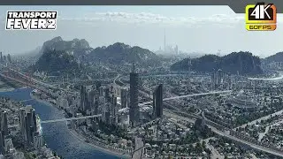 200 Hours to Build a Transport Fever 2 Railroad City ★ Transport Fever 2 ★ [ 4K ]