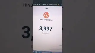Live subscriber count on my channel l #hindiavtechgyan #reels #short
