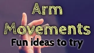 Arm movement ideas for figure skaters. Ice skating performance ways to move for dancer & free skater